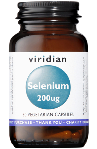 30 capsules Viridian Selenium 200 mcg