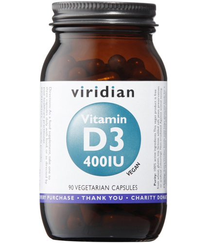 Viridian Vitamin D3 400 IU Vegan