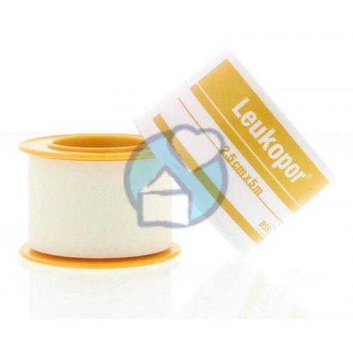 Leukopor Leukopor Hecht pleister 2.5 cm x 5 meter 1 Packung