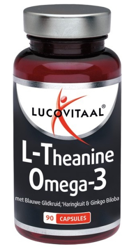 90 Kapseln Lucovitaal L-Theanine Omega-3