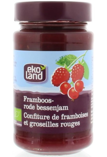 Ekoland Framboos Rode Bessenjam Biologisch 250 gram