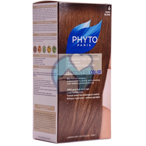 Phyto Paris Phyto Color Permanent Color-Treatment Donkerblond 6
