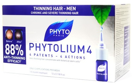Phyto Paris PhytoLium 4 Haaruitval Behandeling 12 x 3,5 Ml