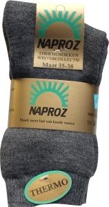 Naproz Thermosokken Grijs 35-38