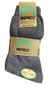 Naproz Thermosokken Grijs 39-42