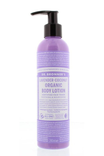 240 ml Dr. Bronner's Organic Body Lotion Lavender-Coconut