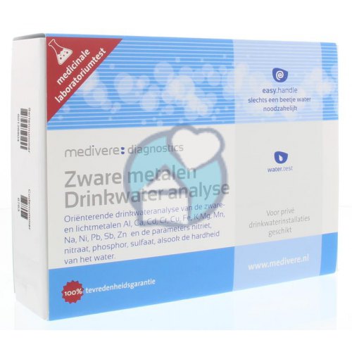 Medivere Zware Metalen Drinkwater Analyse 1 test