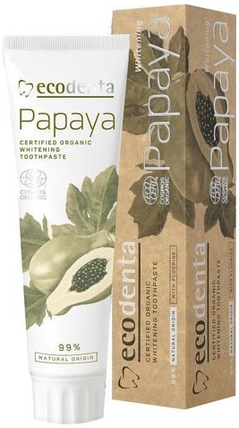 100 ml Ecodenta Tandpasta Whitening Papaya
