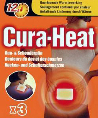 Cura-Heat Rug- & Schouderpijn Warmtekompressen 3 Stücke