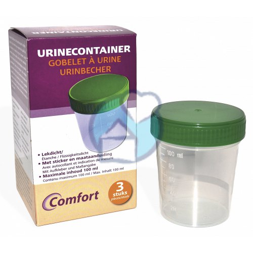 Comfort Urinecontainers 3 pieces