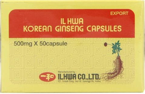 ILHWA Korean Ginseng Capsules 500 mg