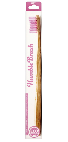 The Humble Co. Humble Brush Tandenborstel Bamboe Adult Soft Paars