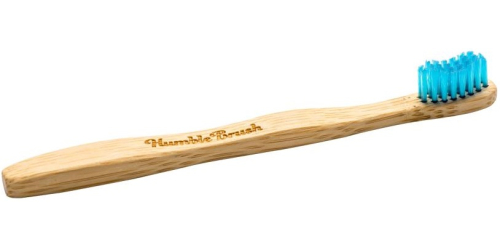 The Humble Co. Humble Brush Tandenborstel Bamboe Kids Soft Blauw