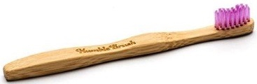 The Humble Co. Humble Brush Tandenborstel Bamboe Kids Soft Paars