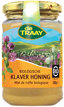De Traay Klaver Honing Biologisch 350 Gramm