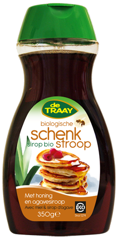 De Traay Schenkstroop met Honing & Agavesiroop Biologisch