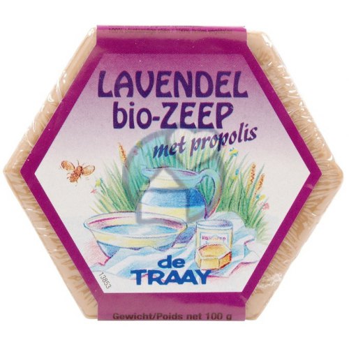 De Traay Lavendel Bio-Zeep met Propolis 100 Gramm