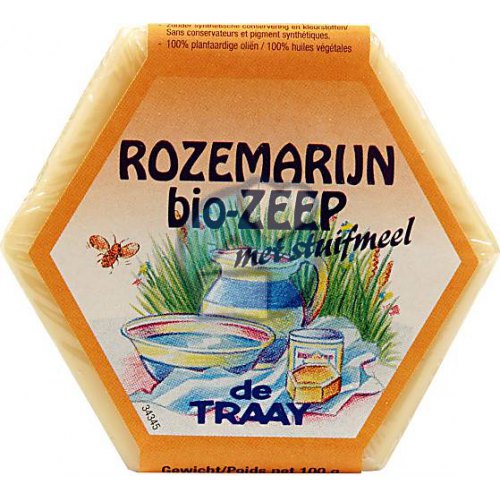 De Traay Rozemarijn Bio-Zeep met Stuifmeel