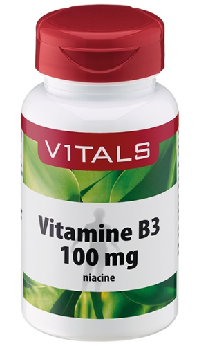 Vitals Vitamine B3 Niacine 100 mg 100 Kapseln