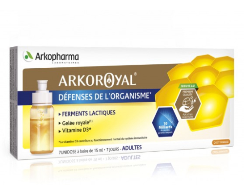 Arkopharma Arko Royal Koninginnenbrij met Probiotica 7 Dagen 7 ampules