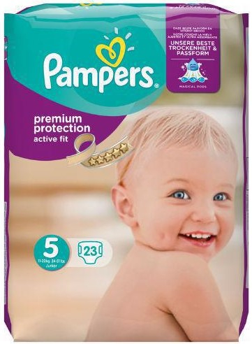 Pampers Active Fit Junior Midpack Maat 5 23 stuks
