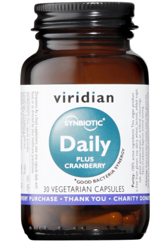 Viridian Synbiotic Daily Plus Cranberry 30 capsules