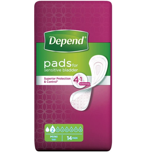 Depend Incontinentieverband Mini 14 Stücke
