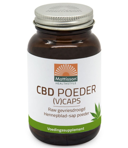 Mattisson CBD Poeder Caps 30 capsules