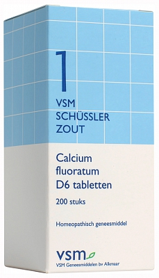 VSM Calcium Fluoratum D6 Schussler 1 200 tabletten