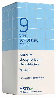VSM Natrium Phosphoricum D6 Schussler 9 200 tablets