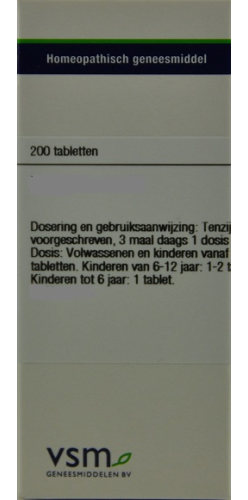  VSM Enkelvoudige Homeopathie Kalium Muriaticum D6