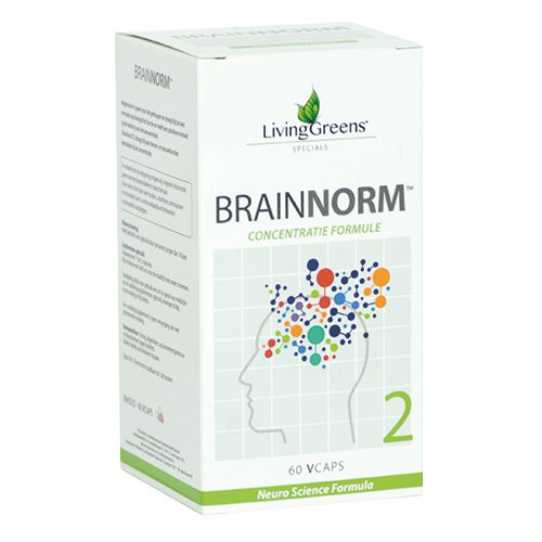 LivingGreens Brainnorm 2 Concentratie Formule 60 capsules