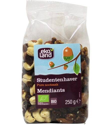 Ekoland Studentenhaver Biologisch 250 Gramm