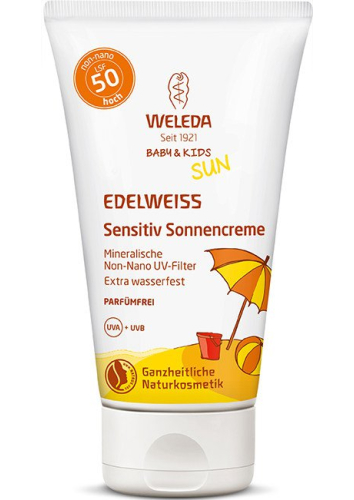 50 ml Weleda Edelweiss ZonnecrĆØme Gevoelige Huid Baby & Kids SPF50