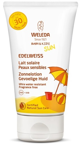 150 ml Weleda Edelweiss ZonnecrĆØme Gevoelige Huid Baby & Kids SPF30