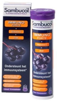 Sambucol Vlierbessenextract Immuno + Vitamine C + Zink