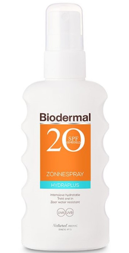 175 ml Biodermal Zonnespray SPF20