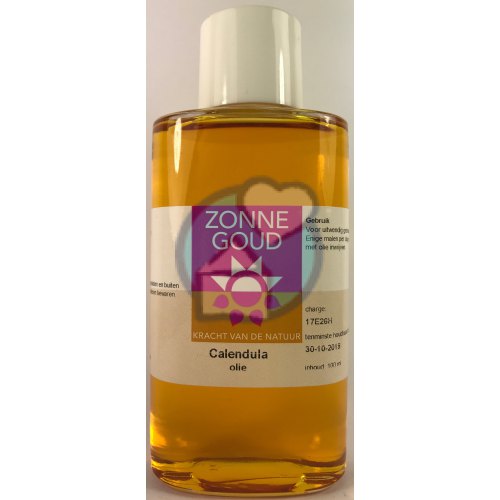 100 Ml Zonnegoud Calendula Olie