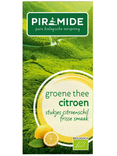 Piramide Groene Thee Citroen Biologisch