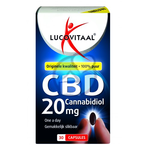 30 Kapseln Lucovitaal CBD Cannabidiol 20 mg