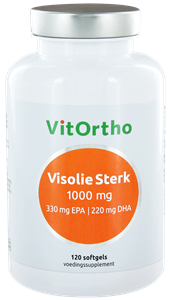 Visolie Sterk 1000 mg 330 mg EPA / 220 mg DHA VitOrtho 120 softgels