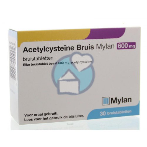 Mylan Acetylcysteine Bruis 600 mg 30 Brausetabletten