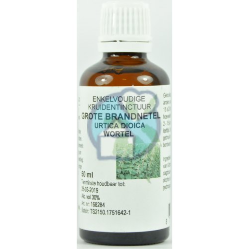 50 Ml De Cruydhof Natura Sanat Urtica Dioica - Grote Brandnetel Wortel Tinctuur