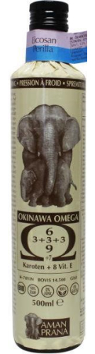 500 ml Aman Prana Okinawa Omega Eicosan Perilla Biologisch