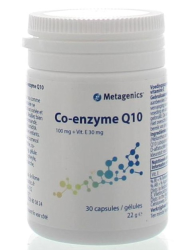30 capsules Metagenics Co-Enzym Q10 100 mg