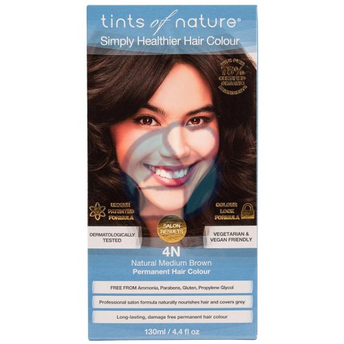 1 Packung Tints of Nature 4N Natural Medium Brown