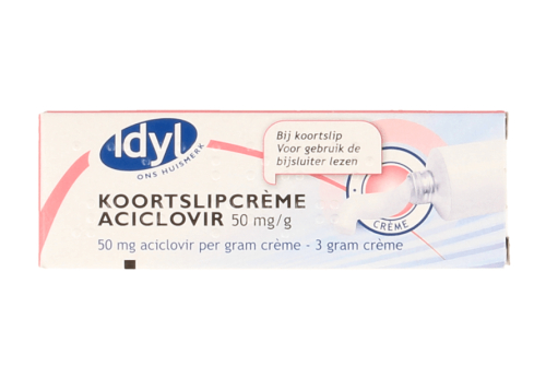 Idyl Koortslipcreme Aciclovir 3 Gramm