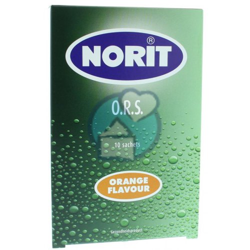 10 sachets Norit O.R.S. Orange Flavour