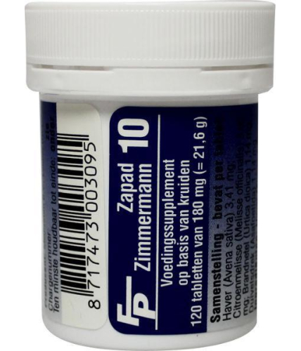 120 tabletten Medizimm Zimmermann Zapad FP10