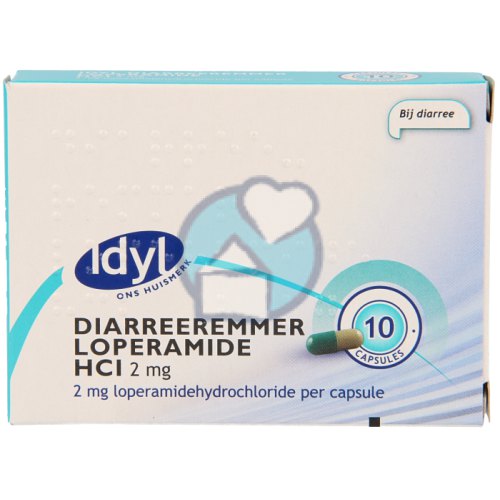 Idyl Diarreeremmer Loperamide HCl 10 capsules